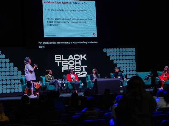 Speaking on a careers panel at Black Tech Fest