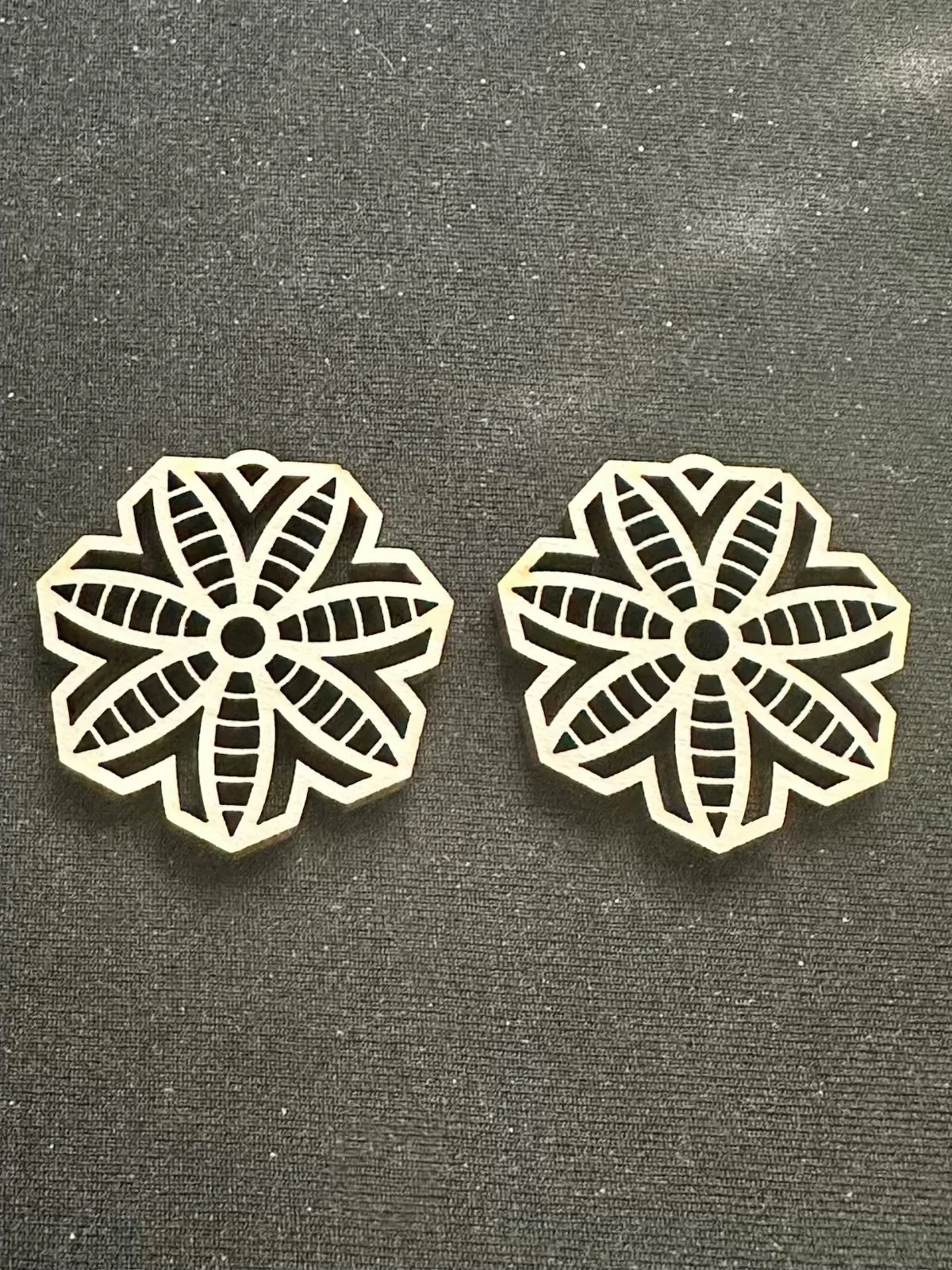 African Lotus Earrings