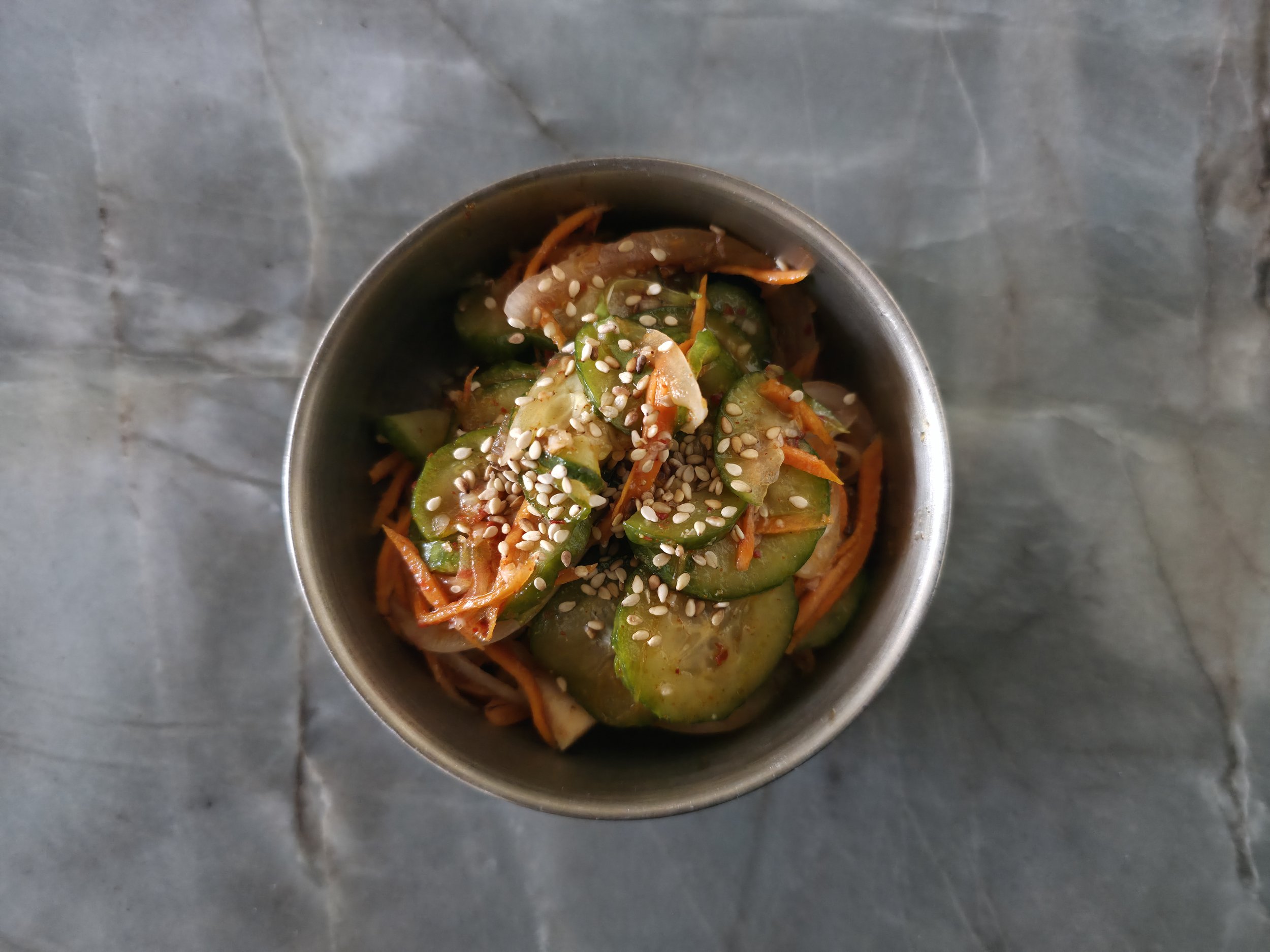 Banchan: Cucumber Muchim