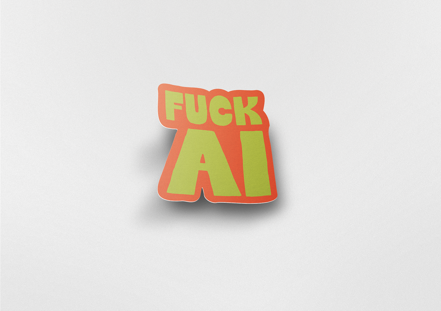 FUCK AI STICKER PACK