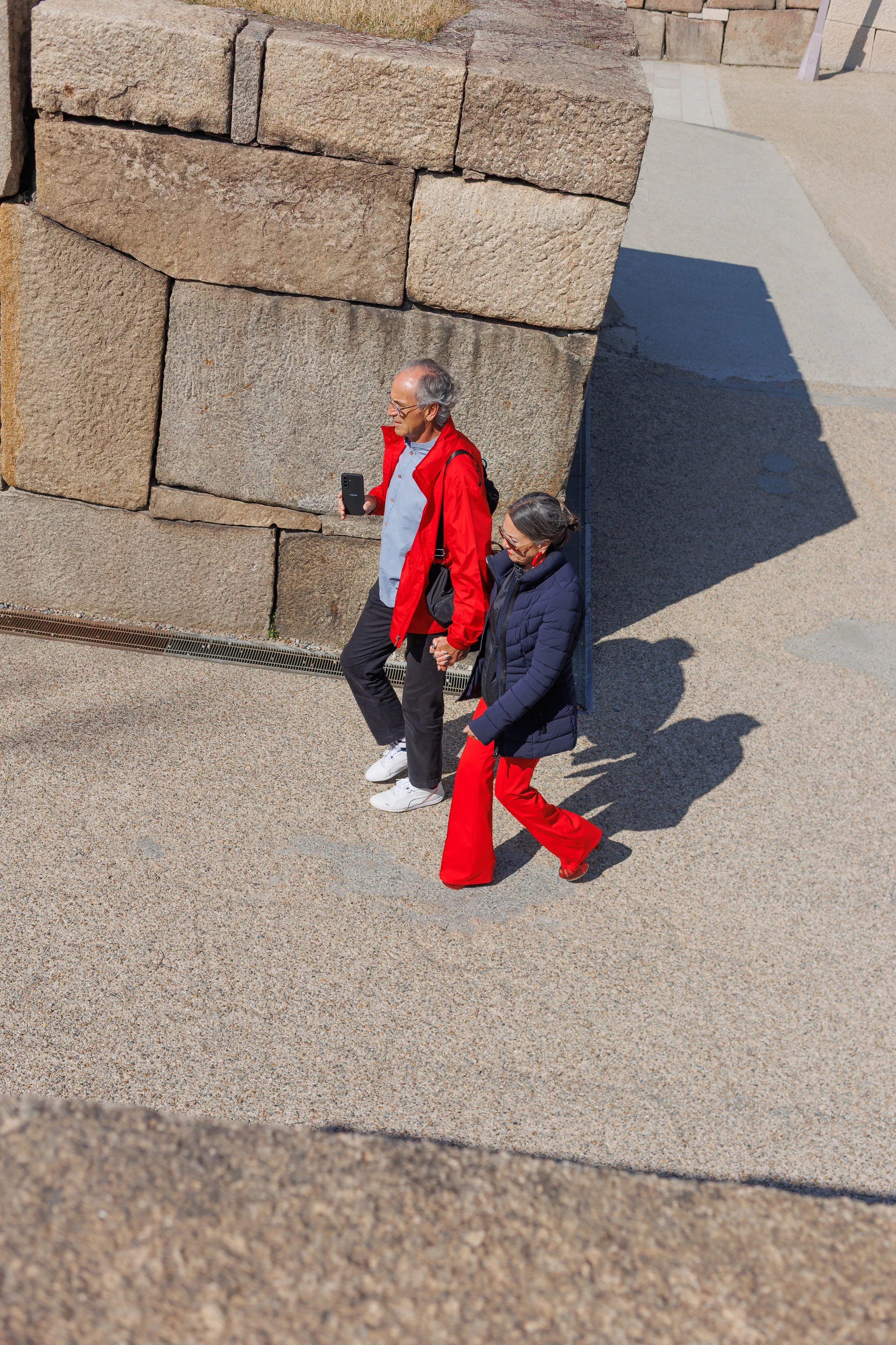 Matching Red, Osaka Castle Park