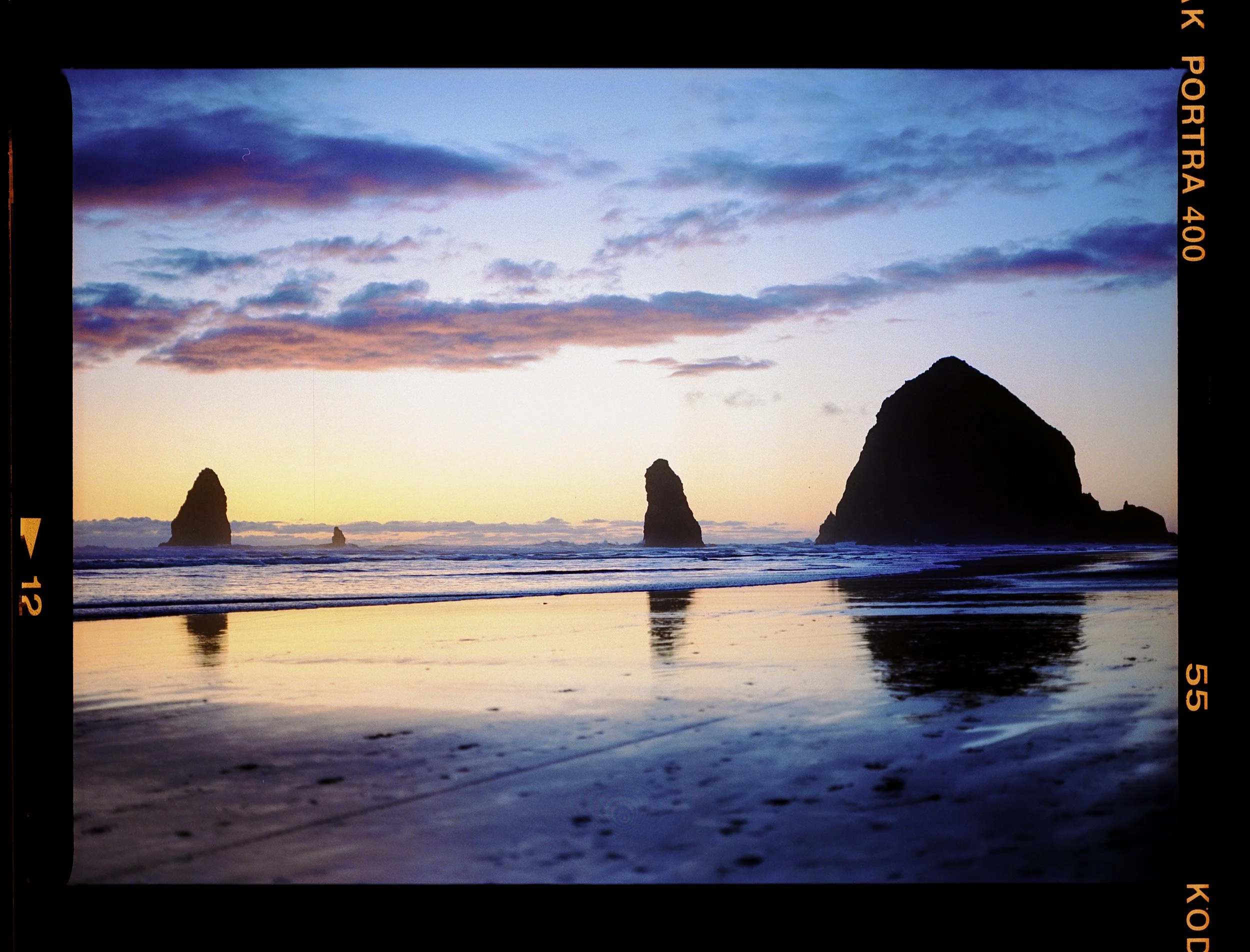 Cannon Beach at Sunset, Oregon, 2022