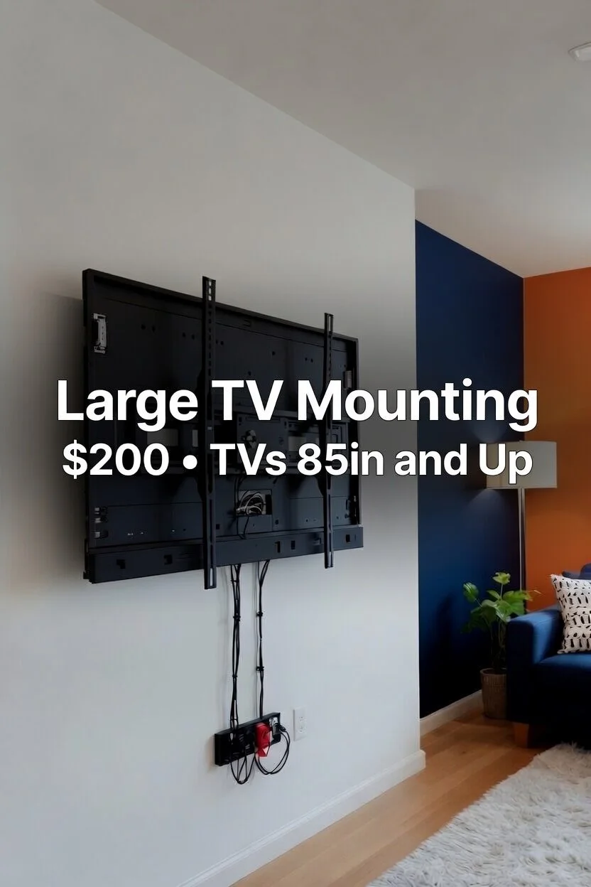 Large TV Mounting