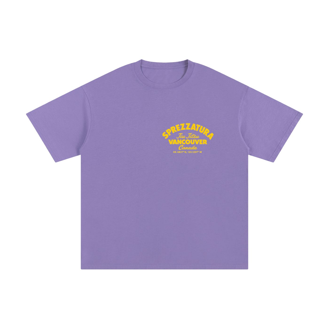 Sprezzatura tee - purple&yellow