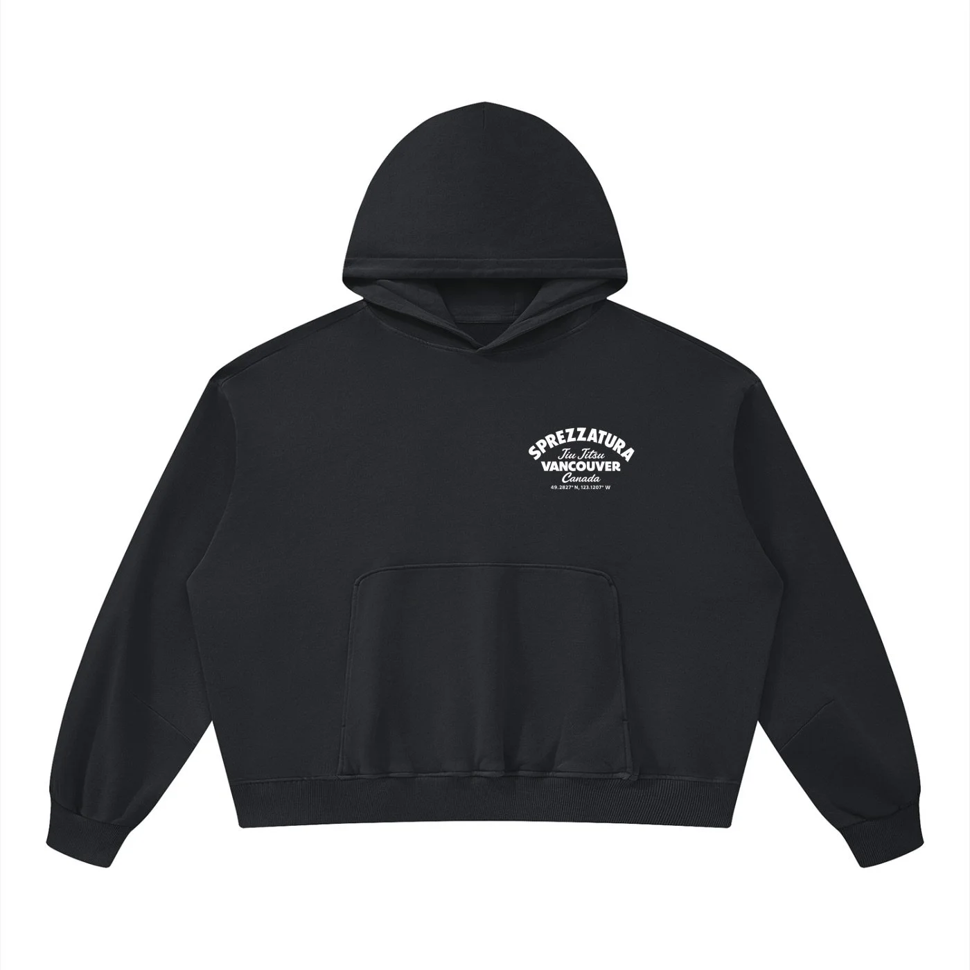 Sprezzatura hoodie - black