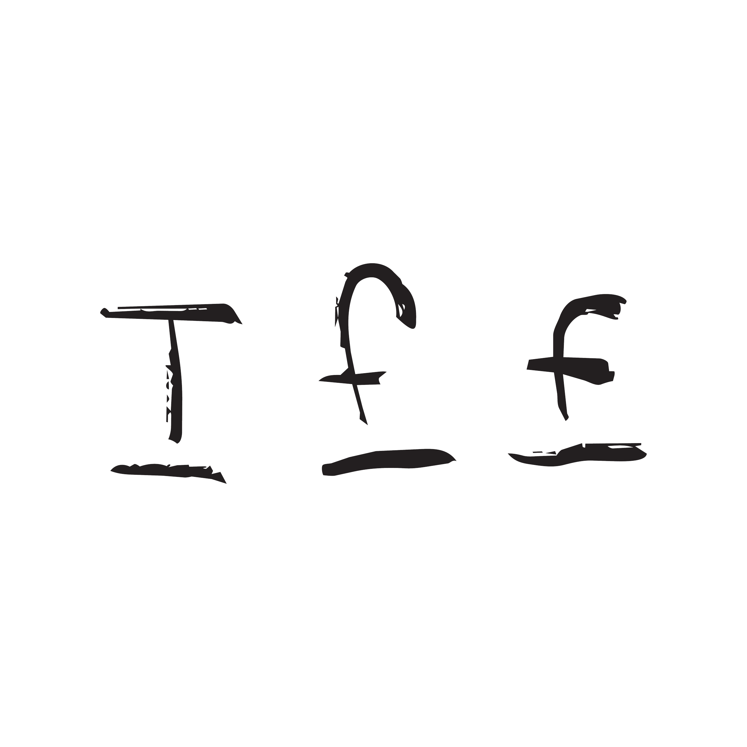 Outline of various chairs and tables with no people in the scene.