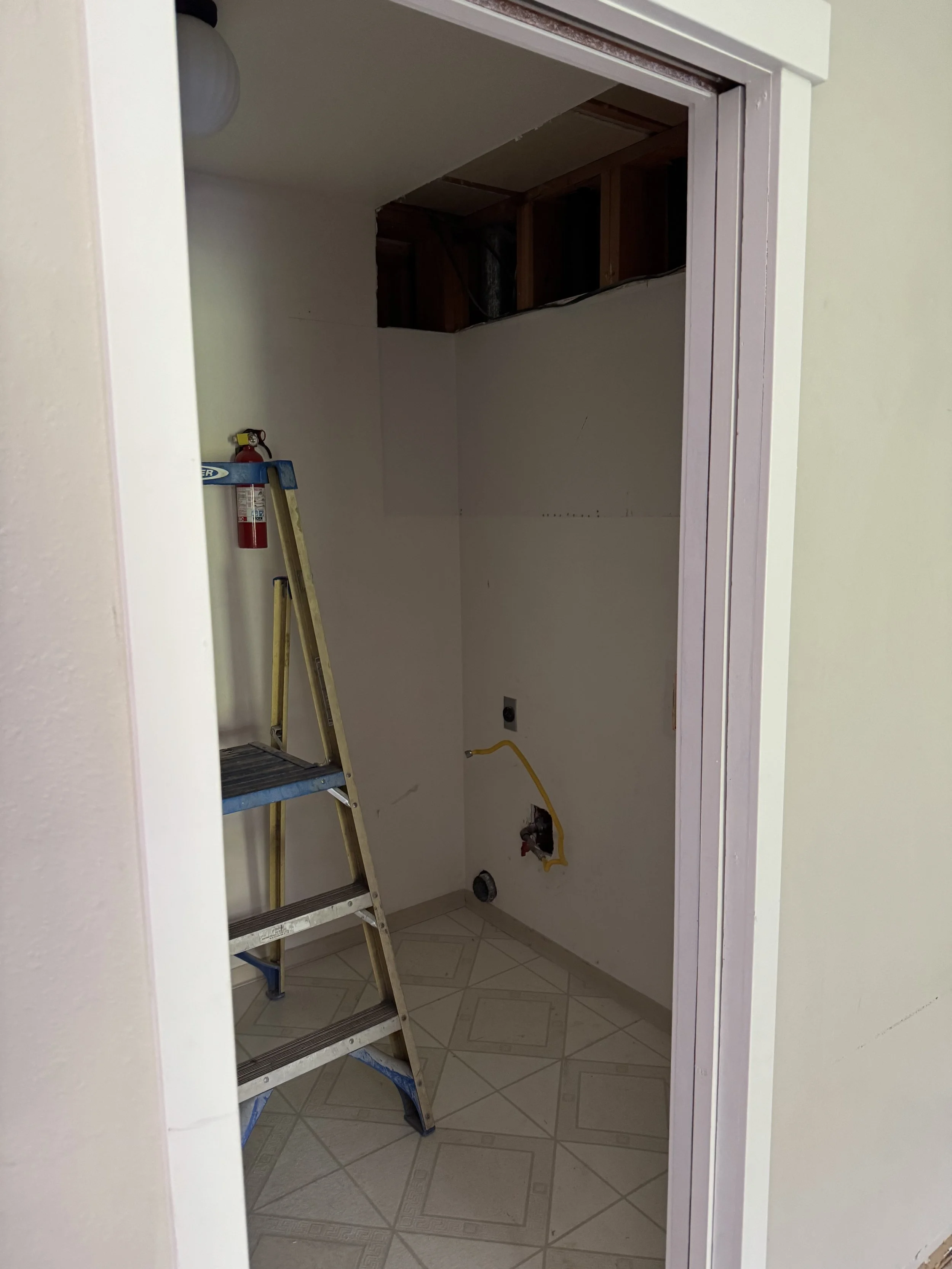 Utility pantry room.