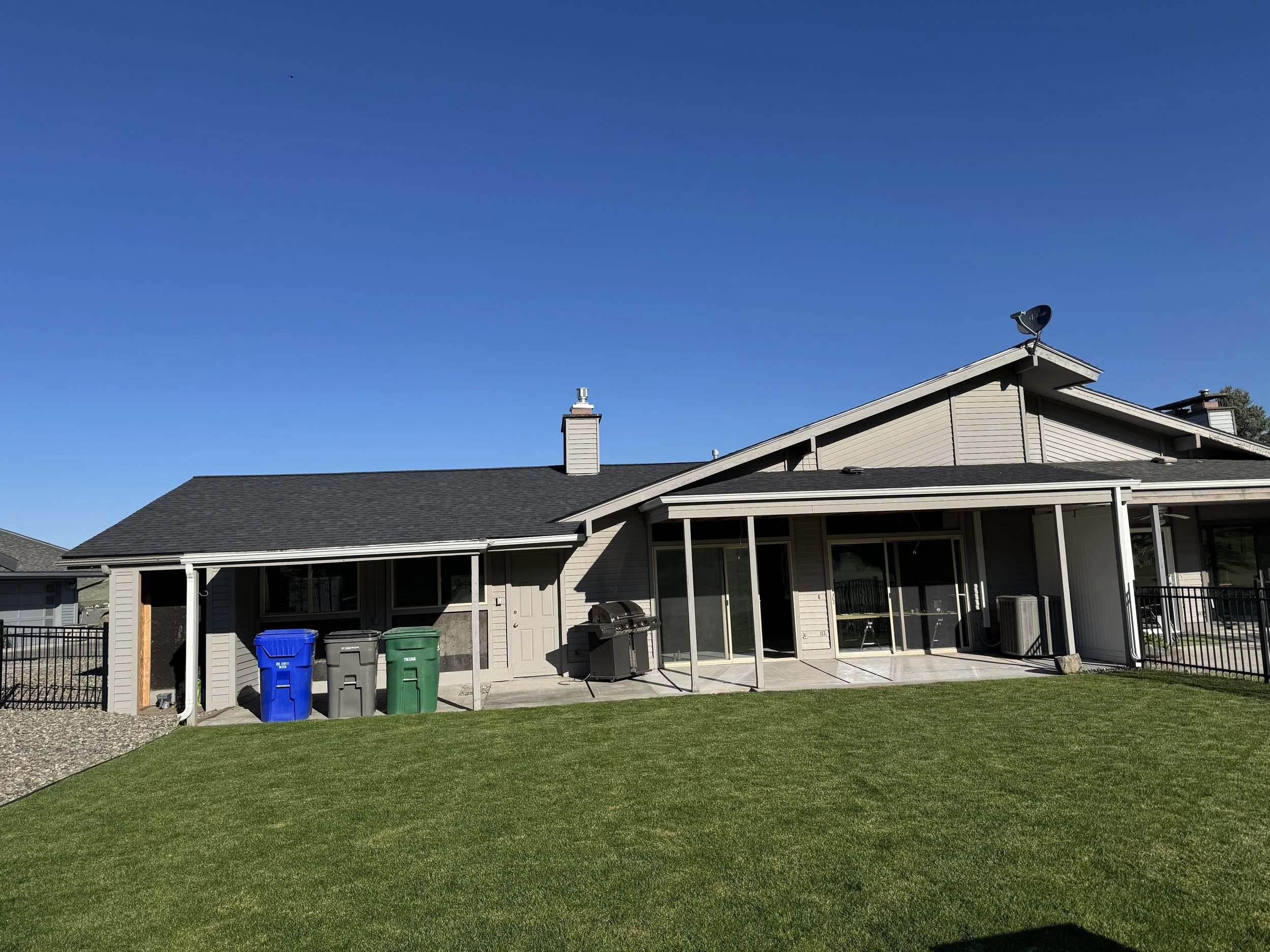 Back of the house.