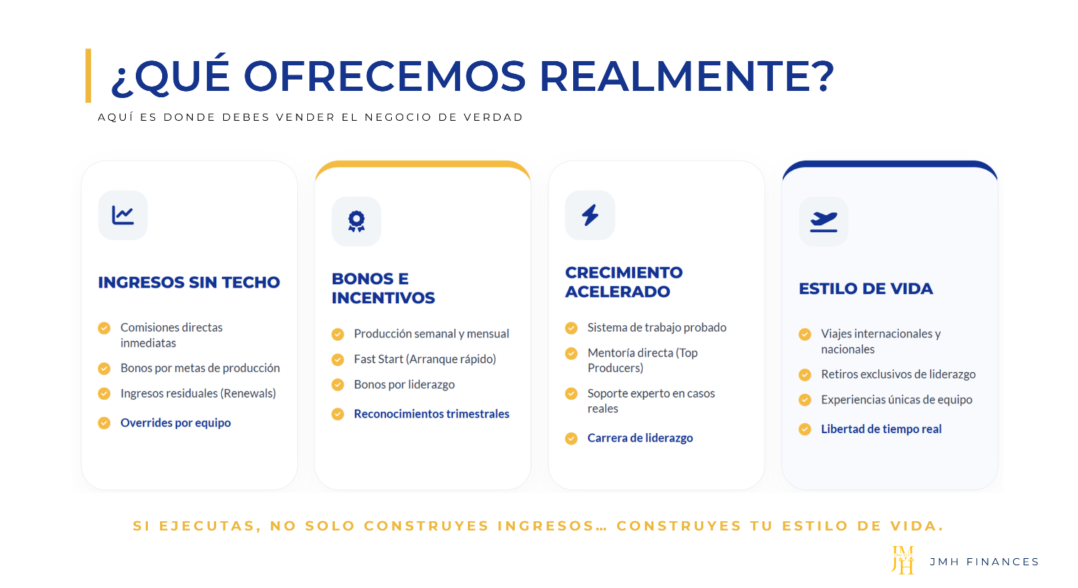 ¿Qué ofrecemos realmente?