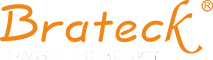 Partial view of the word 'Prate' on an orange background