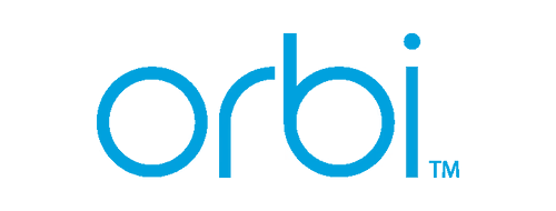 Orbi logo in blue text.