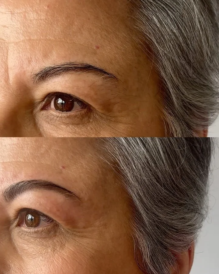 This brow wax + tint brought more definition, symmetry, and a gentle lift while still keeping her brows looking effortless and natural. #browstylist #waxandtint #lafyettecolorado