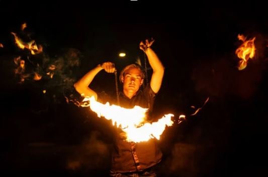 Fire Poi and Fire Dart
