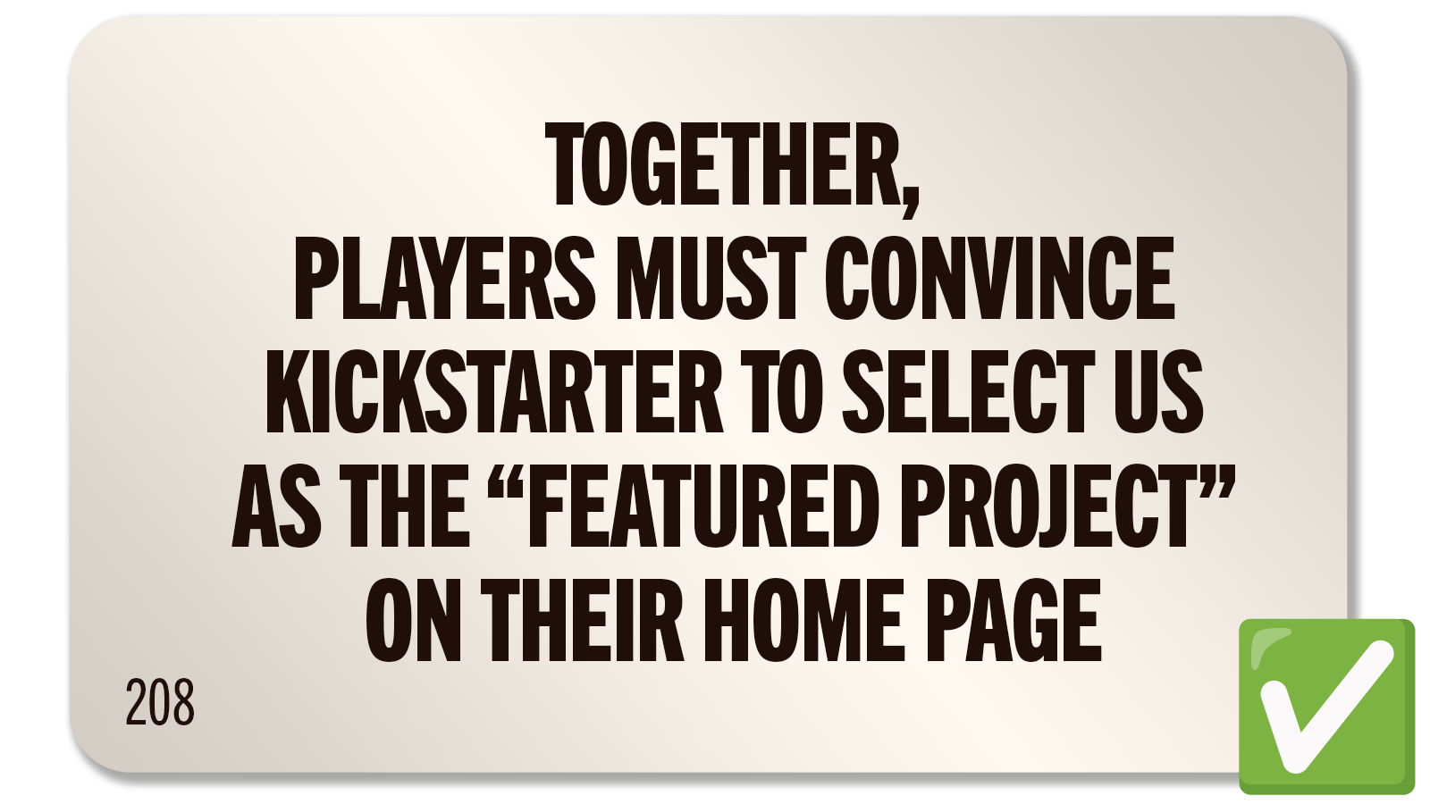 CHALLENGE 208: MAKE THE FRONT PAGE