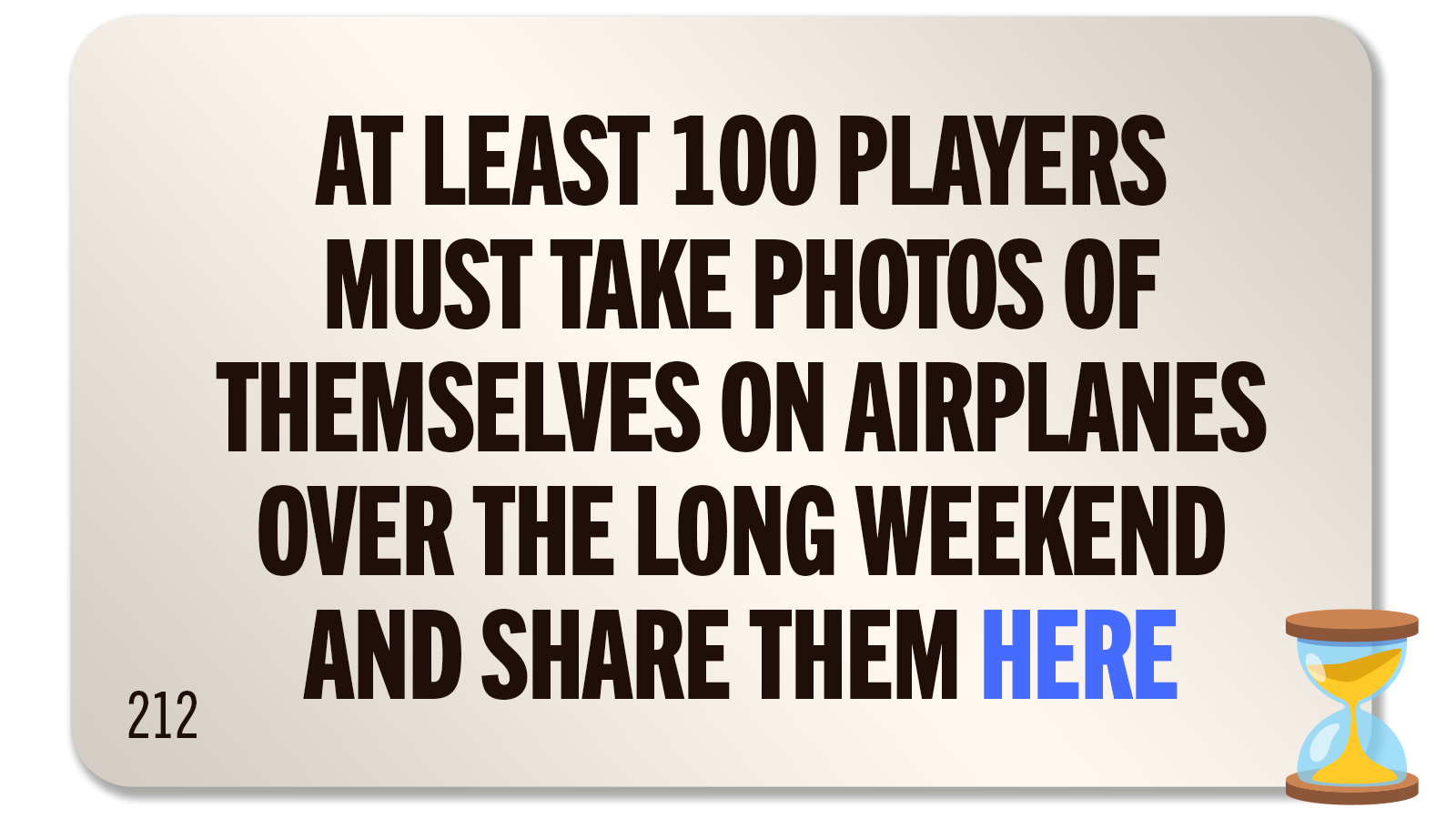CHALLENGE 212: THE MILE HIGH CLUB