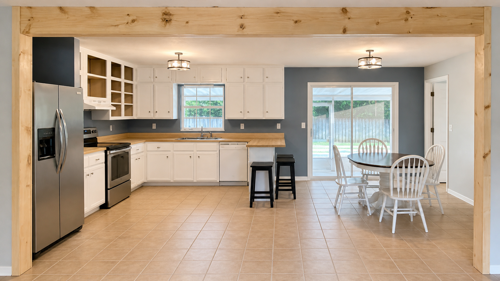 Open floor plan