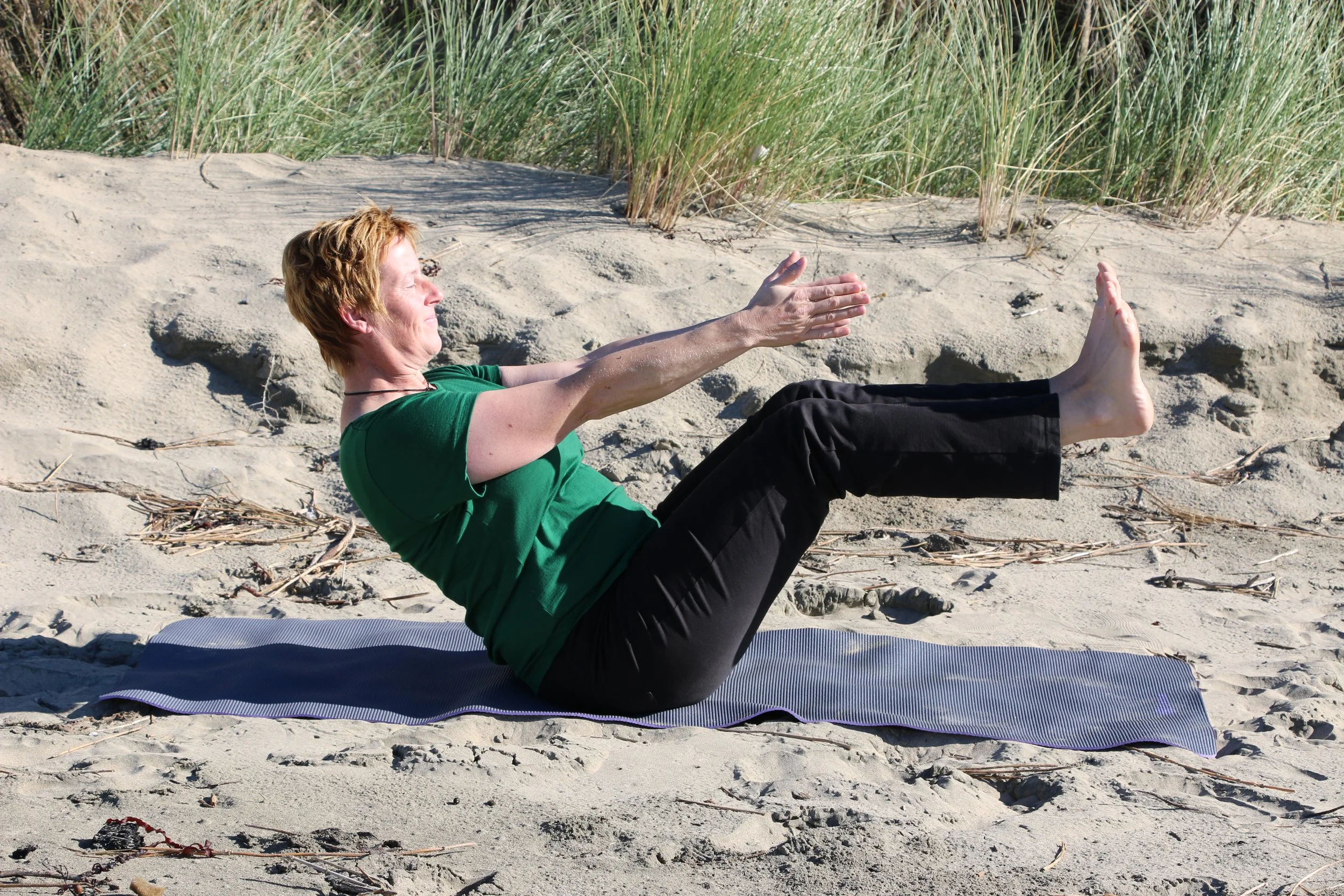 Equestrian yoga supports core strength in  riders.