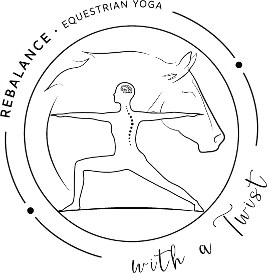 Yoga for riders embedding somatic exercises, mindfulness and  guided visualization for balanced and calm riding.