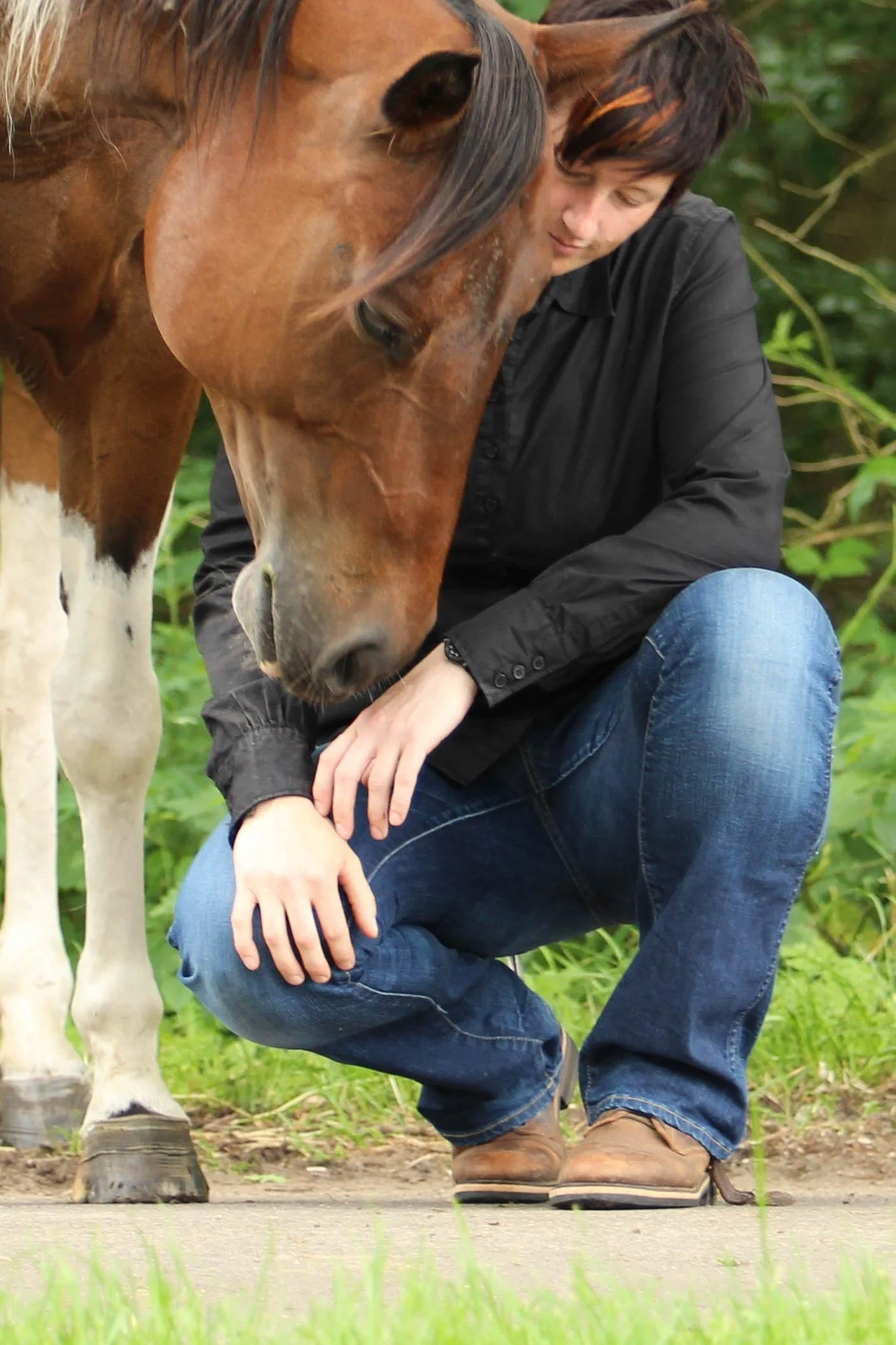 A strong bond with your horse develops from trust and calmness.