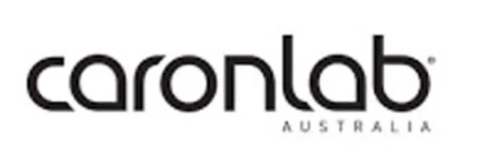 Caronlab Australia logo in black text with stylized font