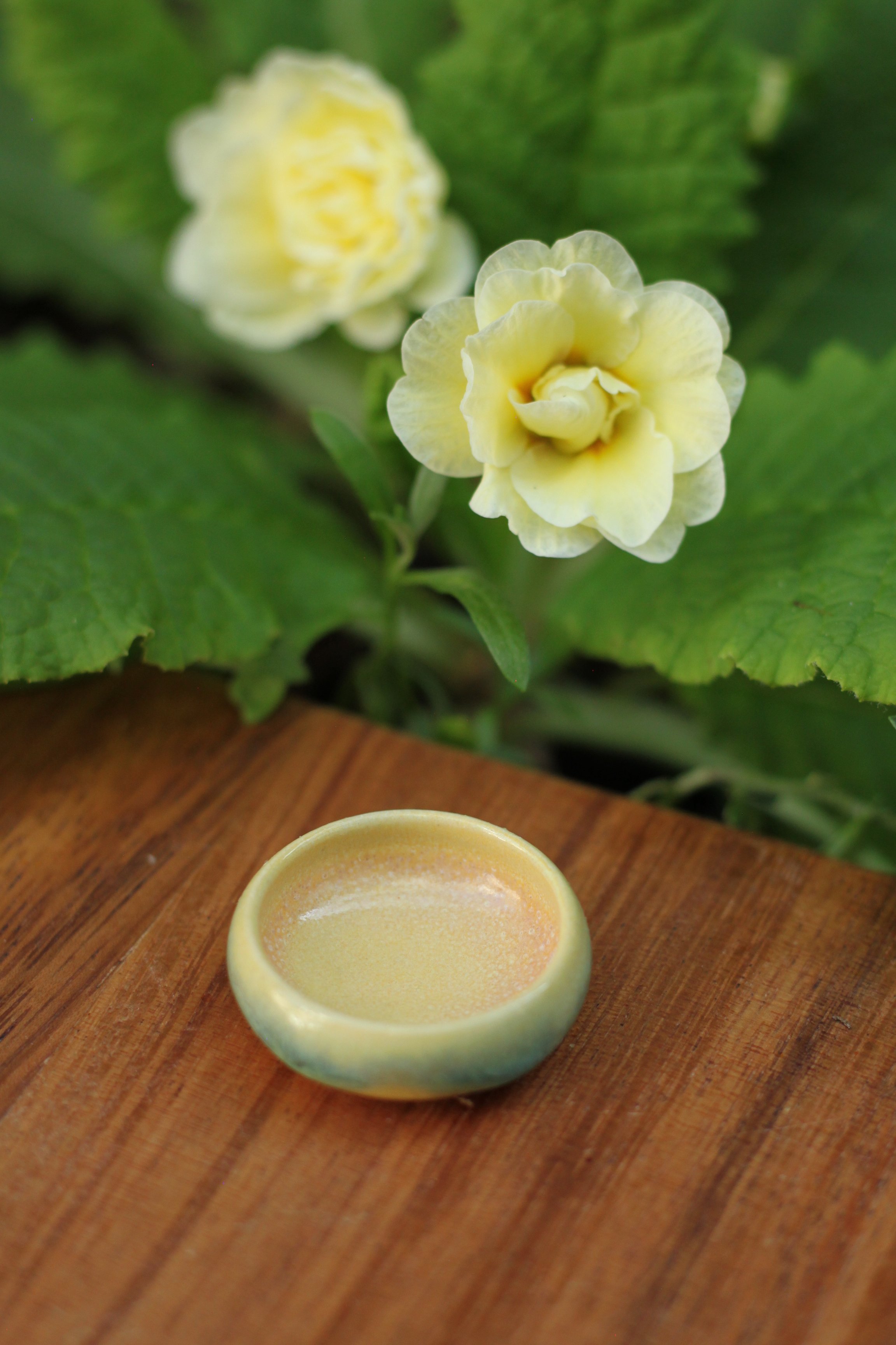 Miniature Porcelain Bowl | Lemon Drop