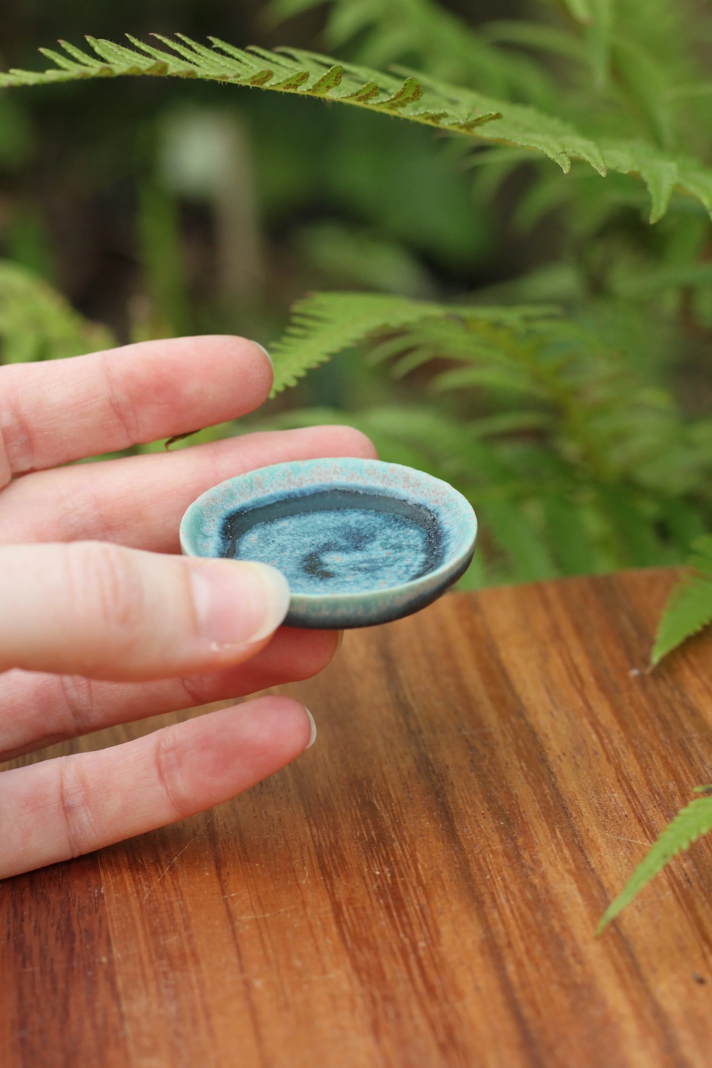 Miniature Porcelain Plate | Nebula