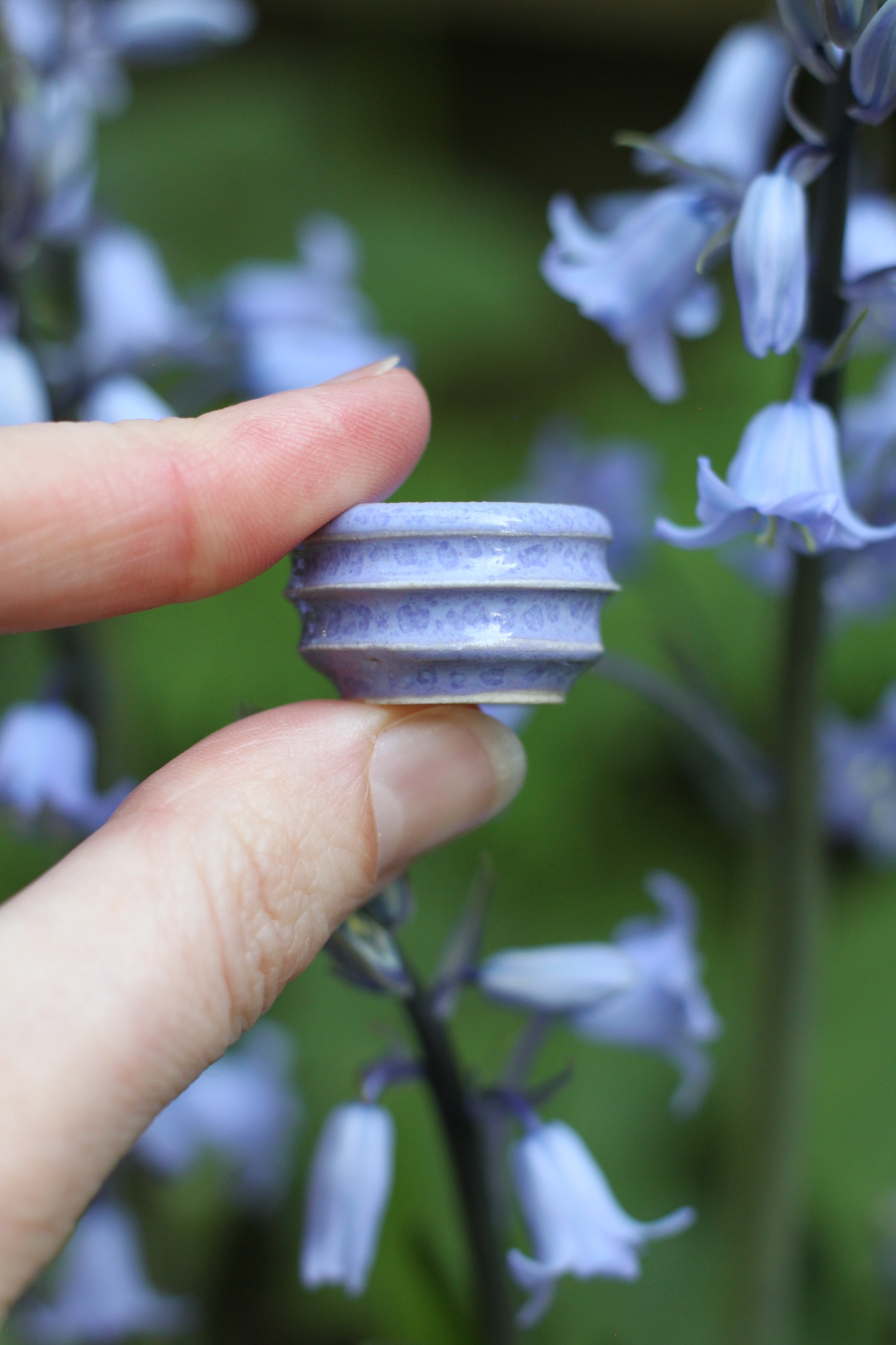Miniature Porcelain Bowl | Periwinkle Puddles