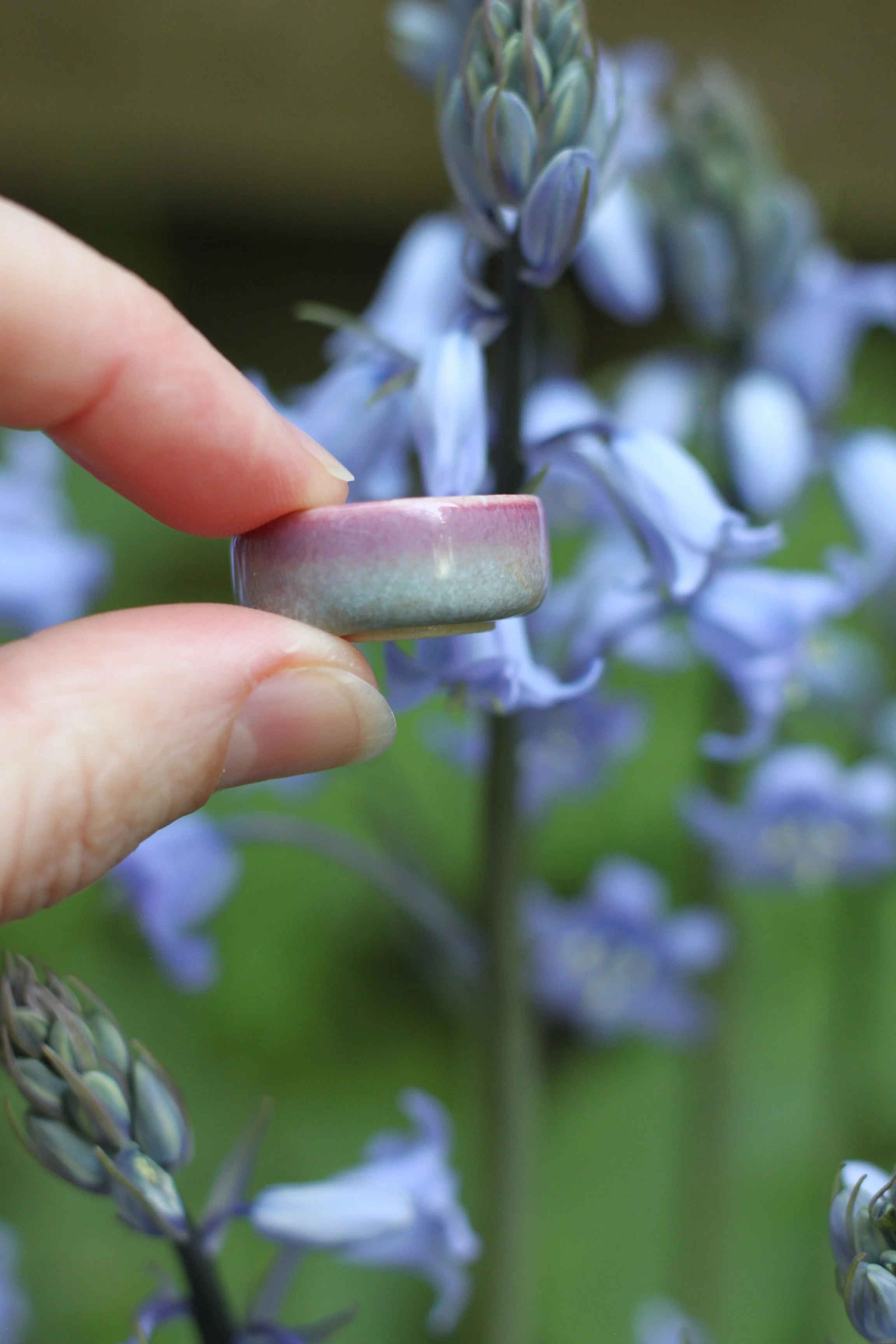 Miniature Porcelain Bowl | Foxglove