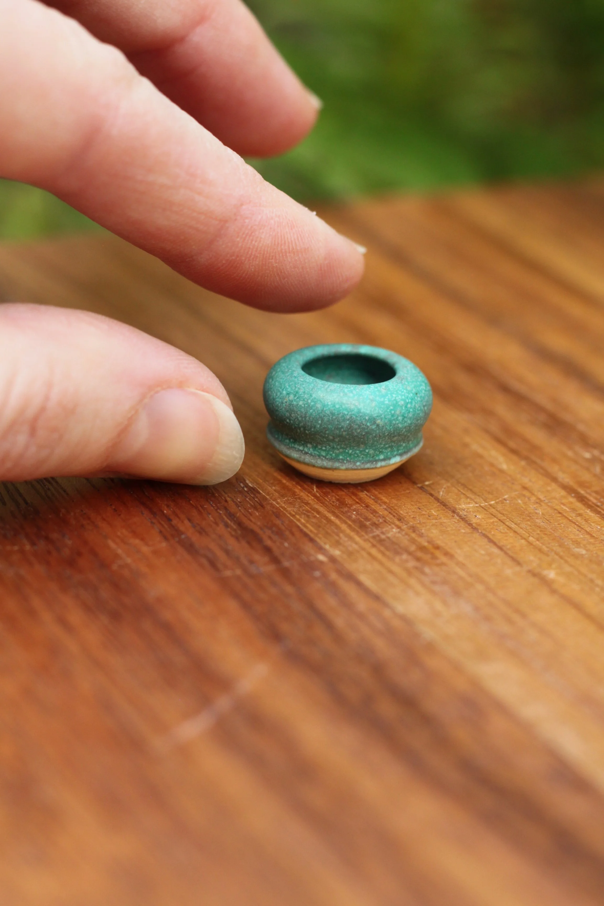 Miniature Porcelain Vase / Pot | Nautical Dreams