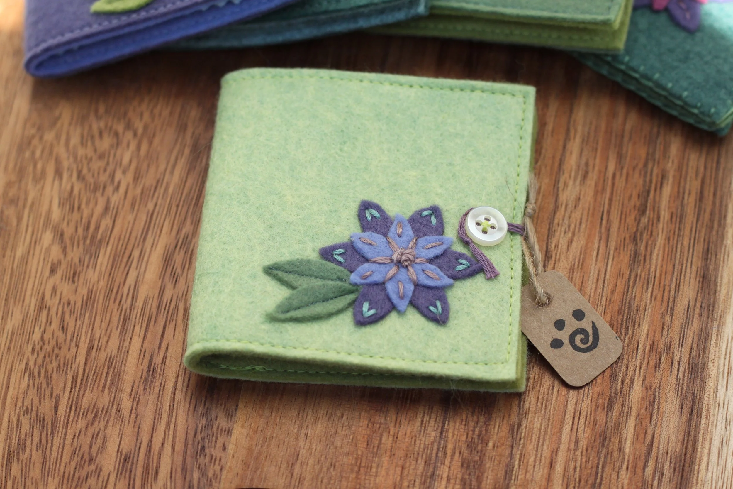 Sewing Needle Book | Embroidered Felt Wool