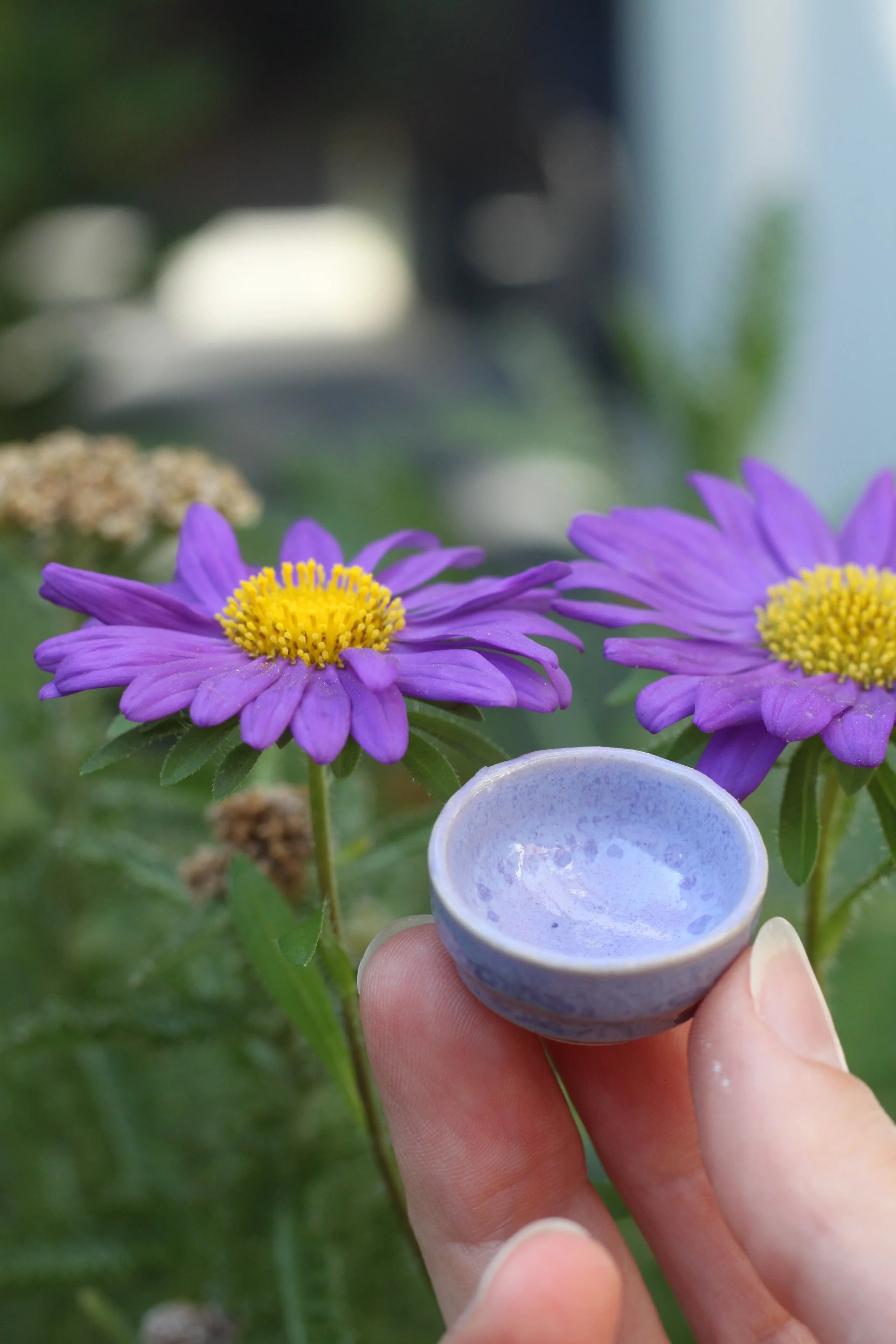 Miniature Porcelain Bowl | Periwinckle Puddles