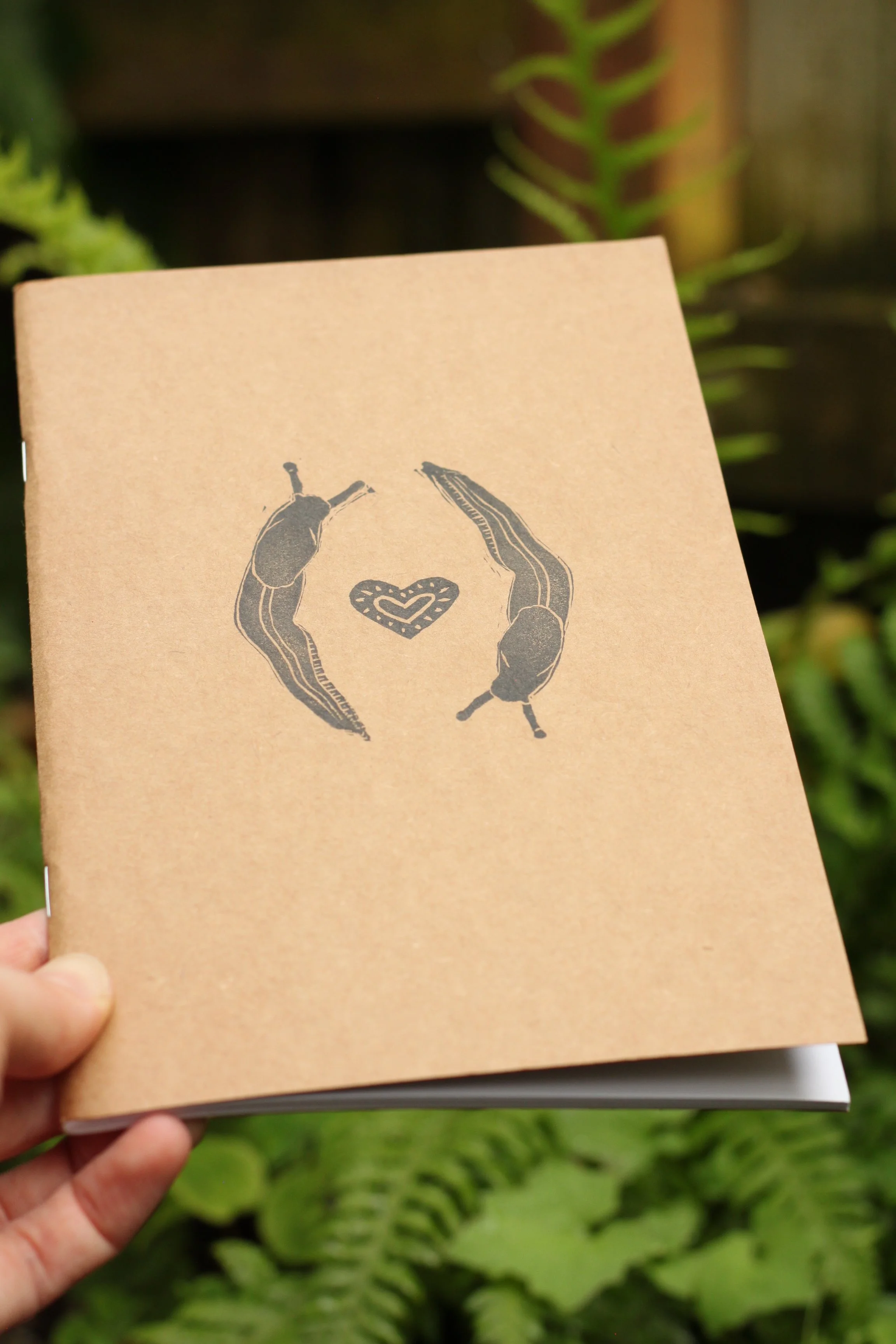 Block Printed Sketchbook | Slug Love