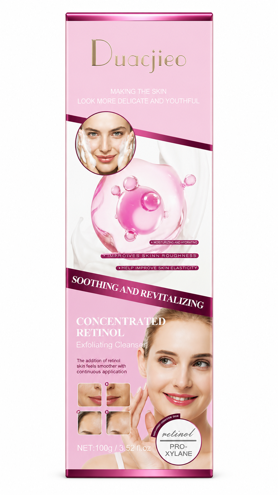 Limpiador exfoliante concentrado con retinol Q65