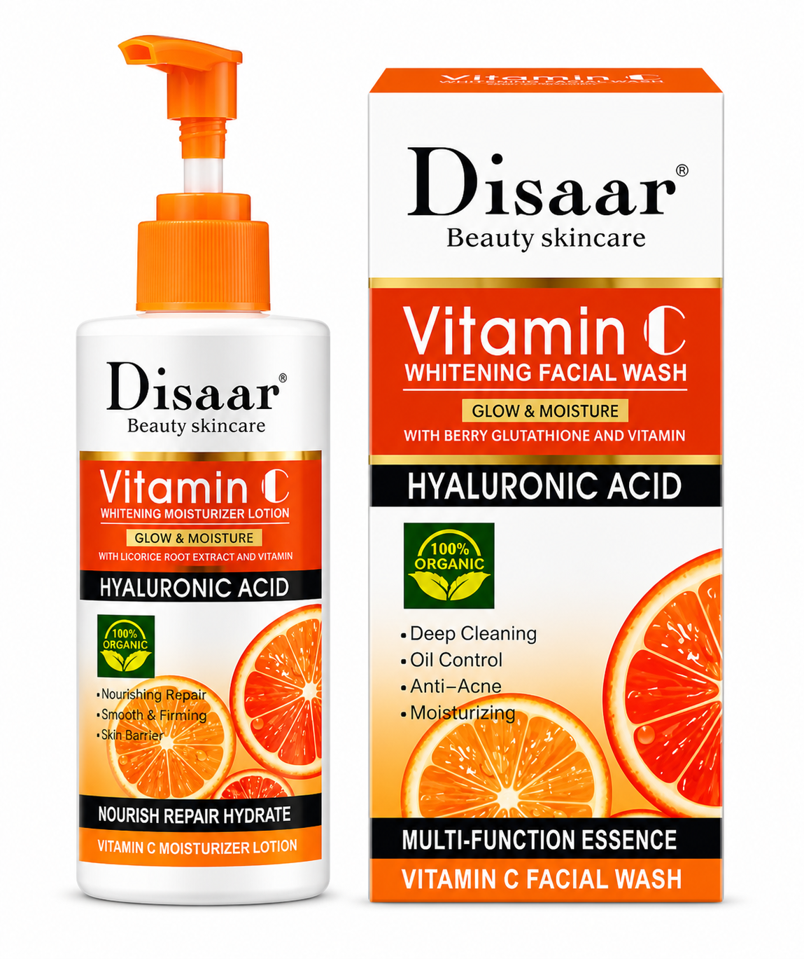 Limpiador facial blanqueador con vitamina C Q45