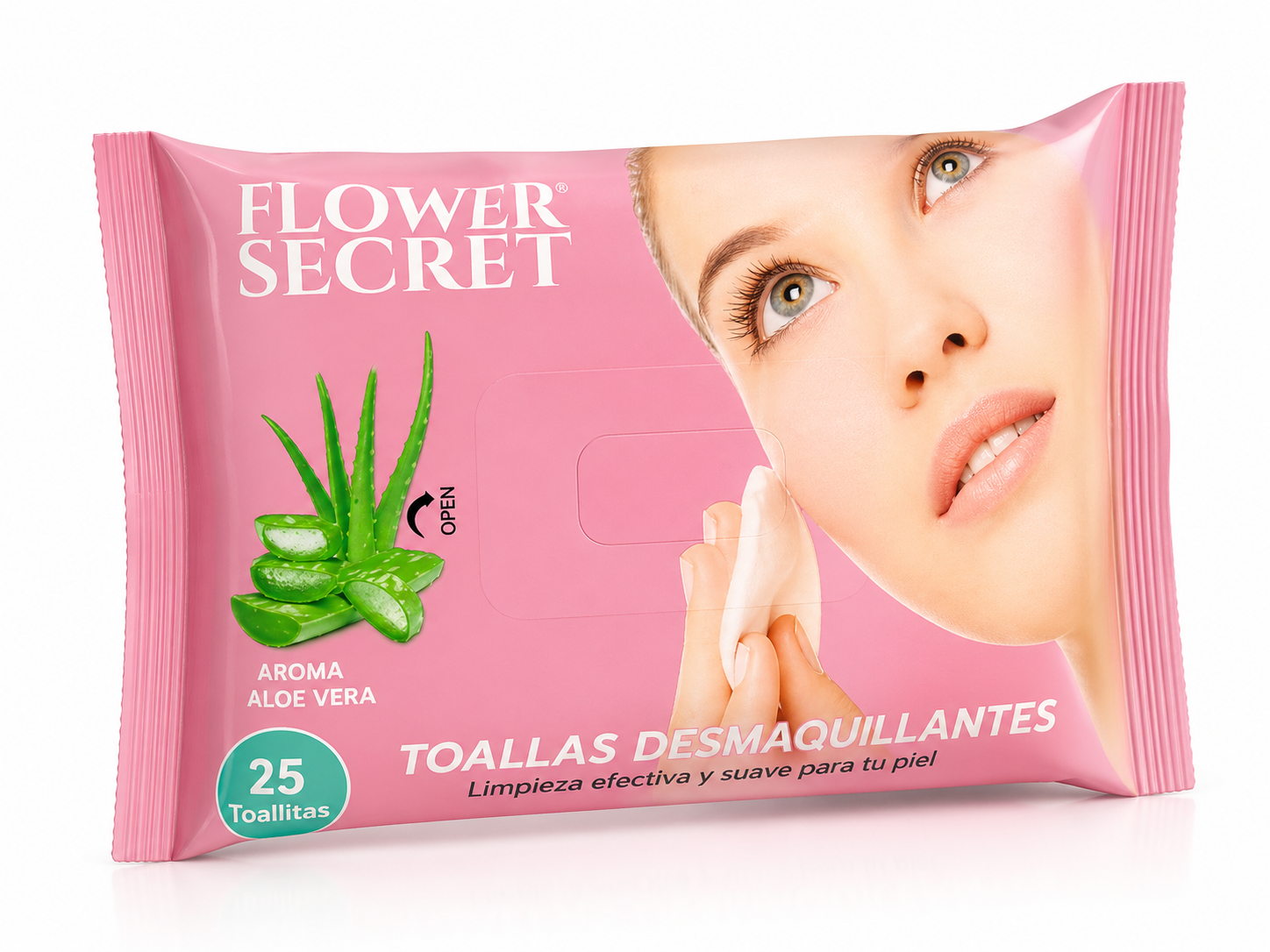 Toallitas desmaquillantes con Aloe Vera Q12
