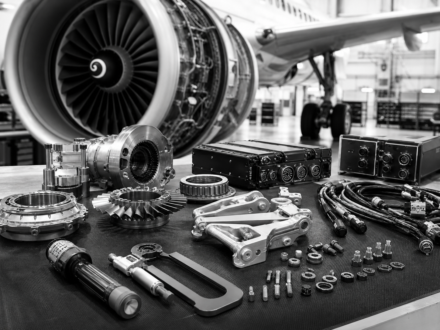 Commercial aerospace and aviation components for technical procurement and supplier coordination.