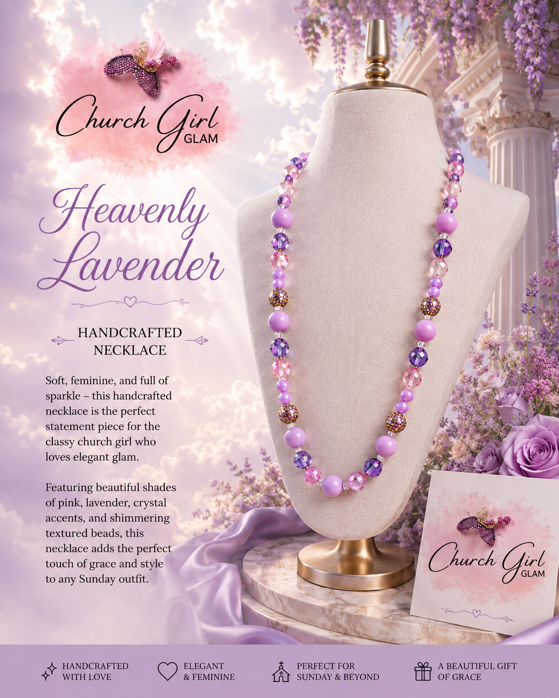 Heavenly Lavender Necklace