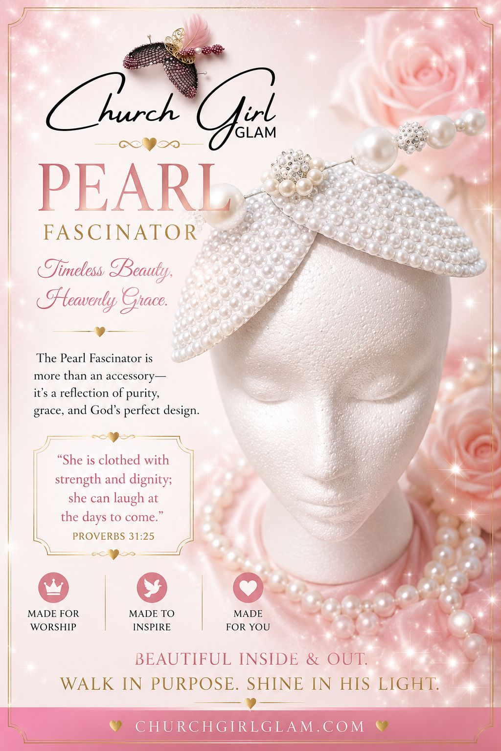 Pearl Fascinator