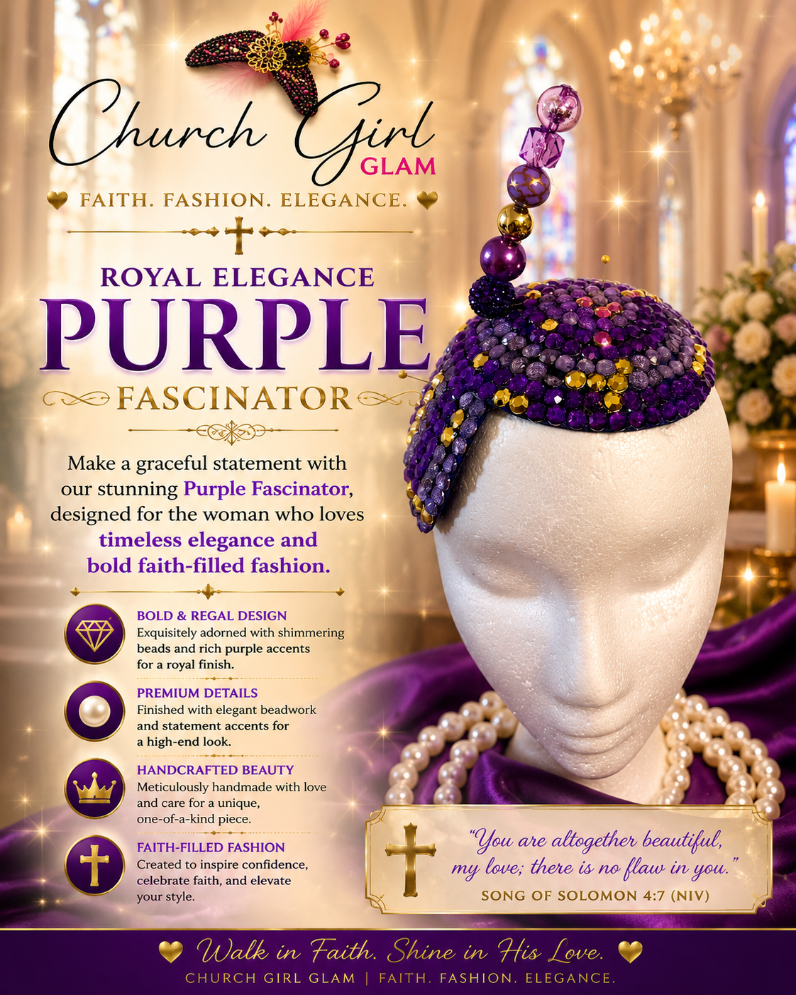 Royal Elegance Purple Fascinator Display v1.png