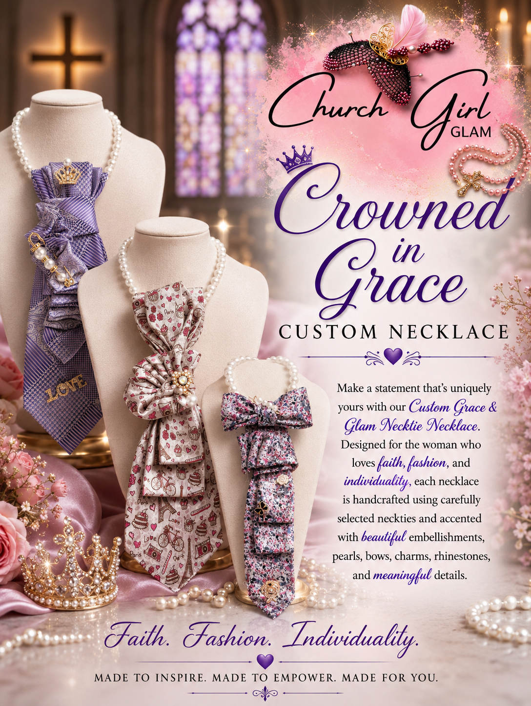Crowned in Grace Custom Necklace