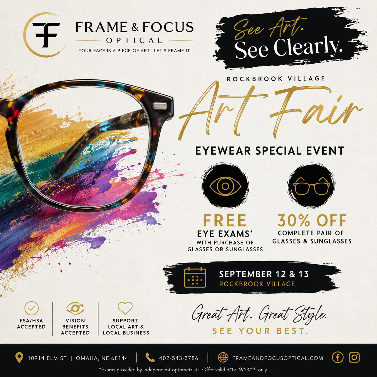 Art Fair Eyewear Special Event