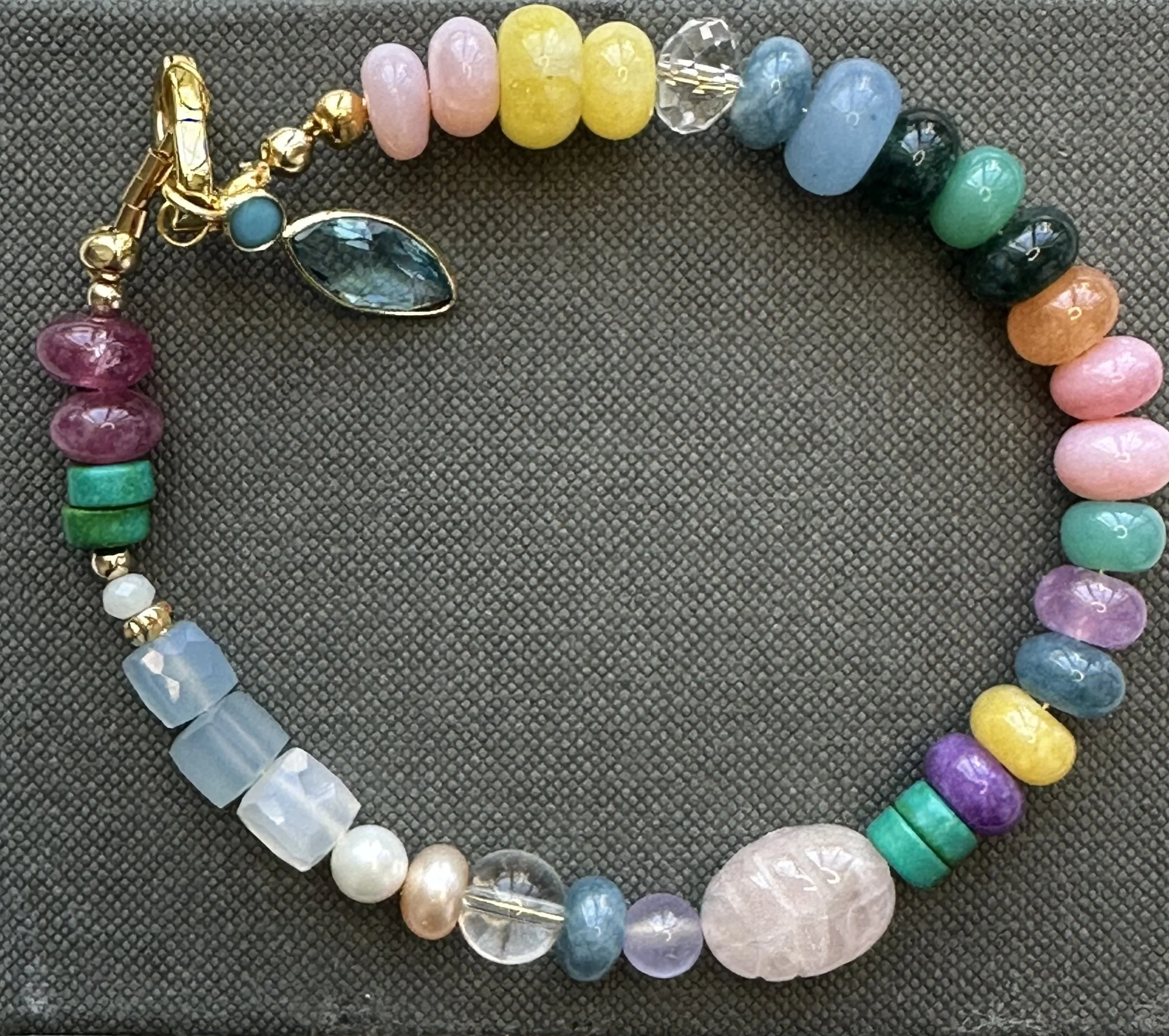 Strawberry Quartz Multi Bracelet
