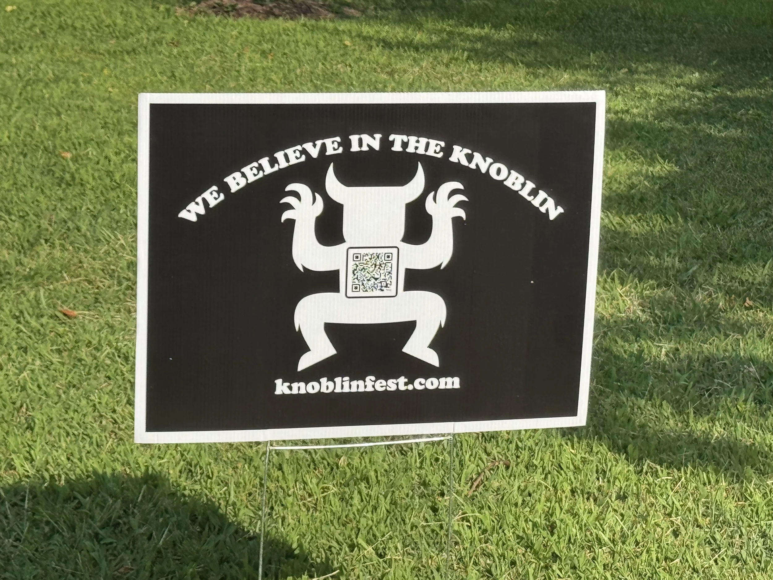 Knoblin Fest Yard Sign