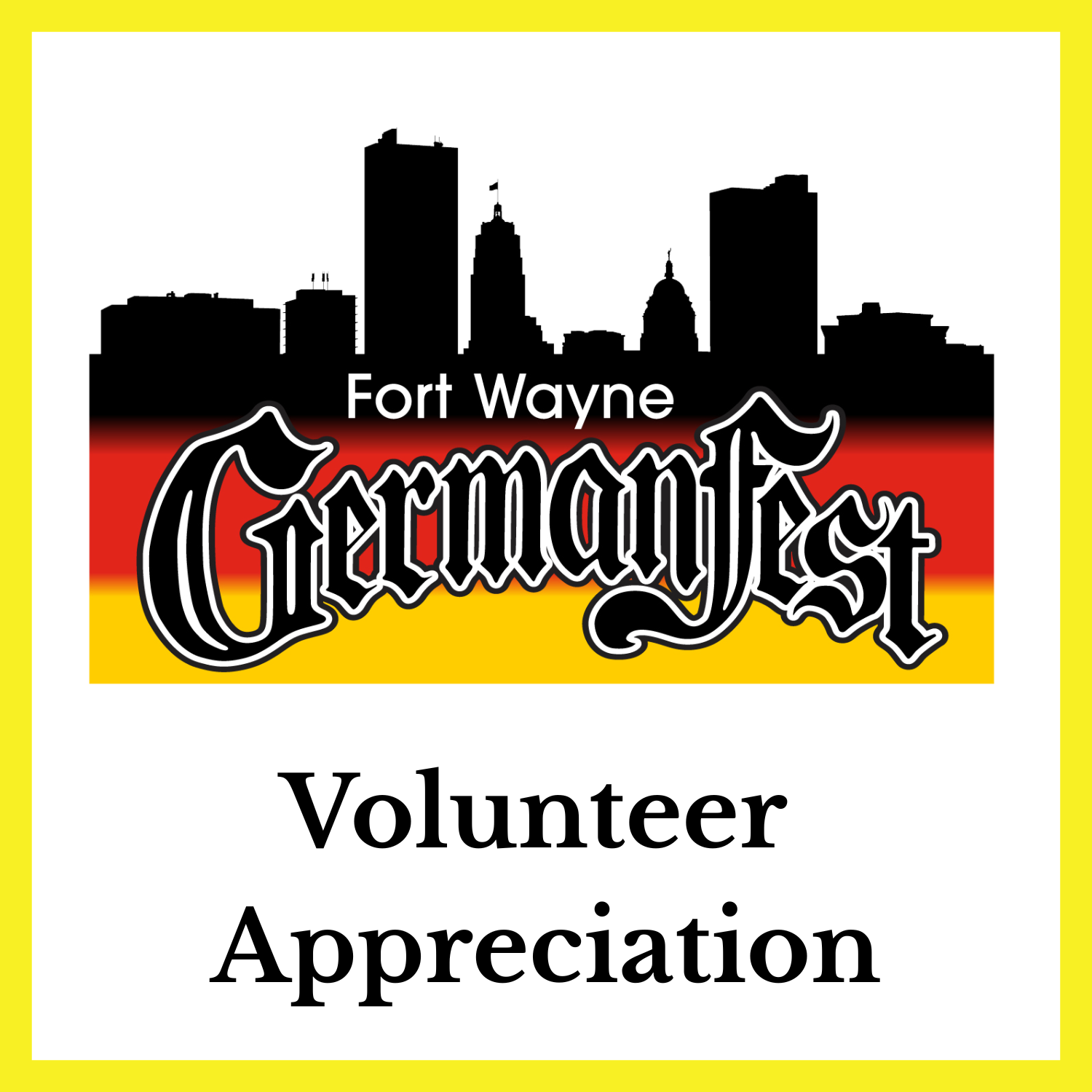 GermanFest Volunteer Appreciation