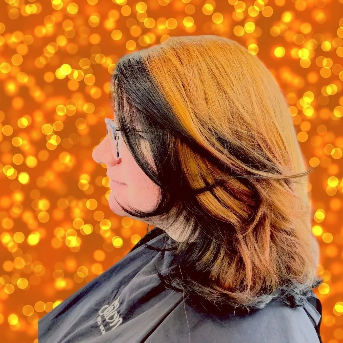 A beautiful 😇 halo of pitch black for an alternative soul🖤 The Cookville TN alt girlies are killing it! 

We also refreshed her natural red with some Shades EQ @redkenpro coppers 🧡

It was so chill doing your hair :) 

#alternativehairstylist #hal
