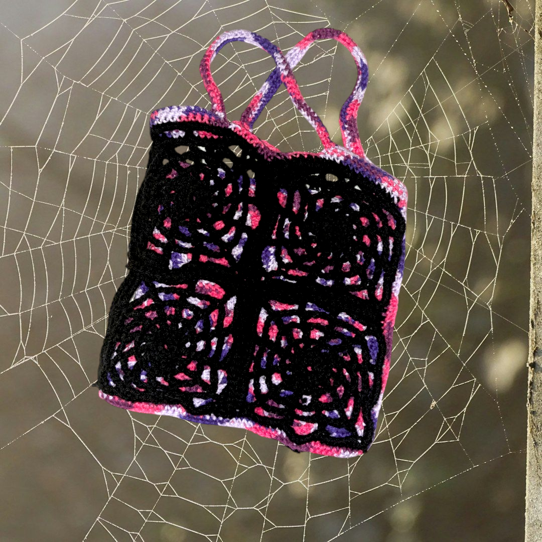 Wednesday Crochet Tote Bag