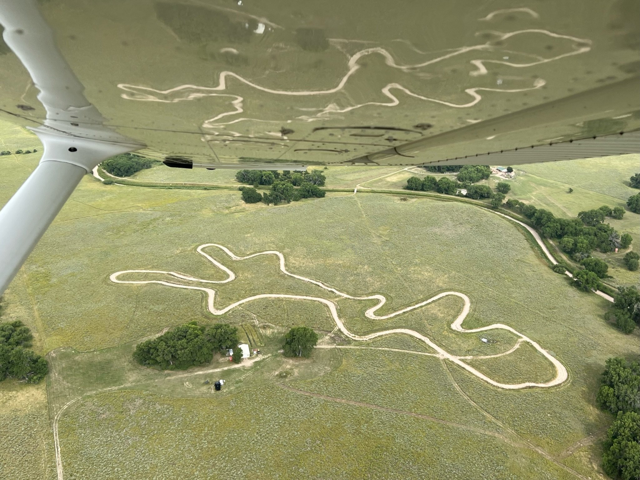 Layout of Motocross Track in Weld County