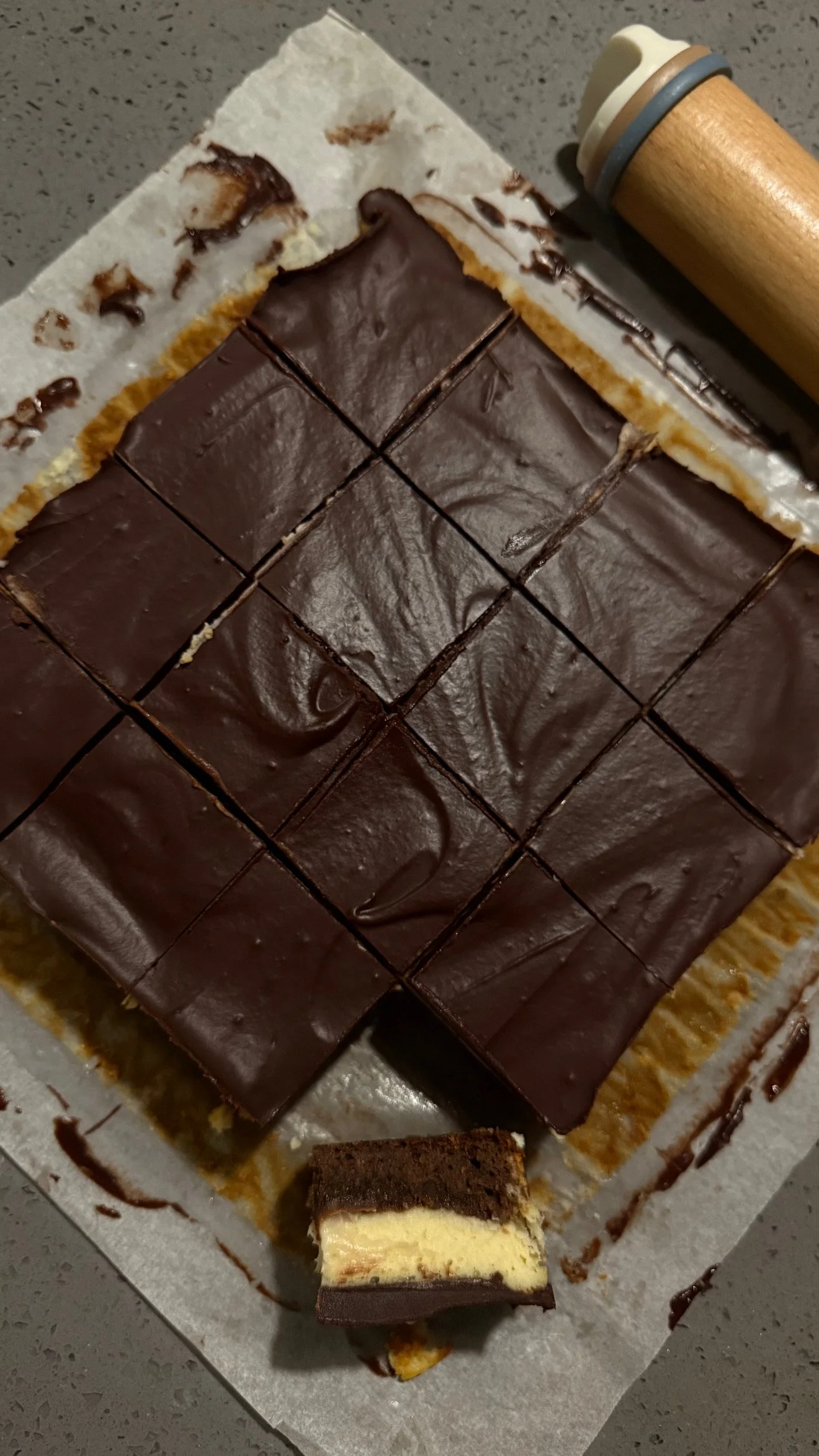 Chocolate Cheesecake Brownies