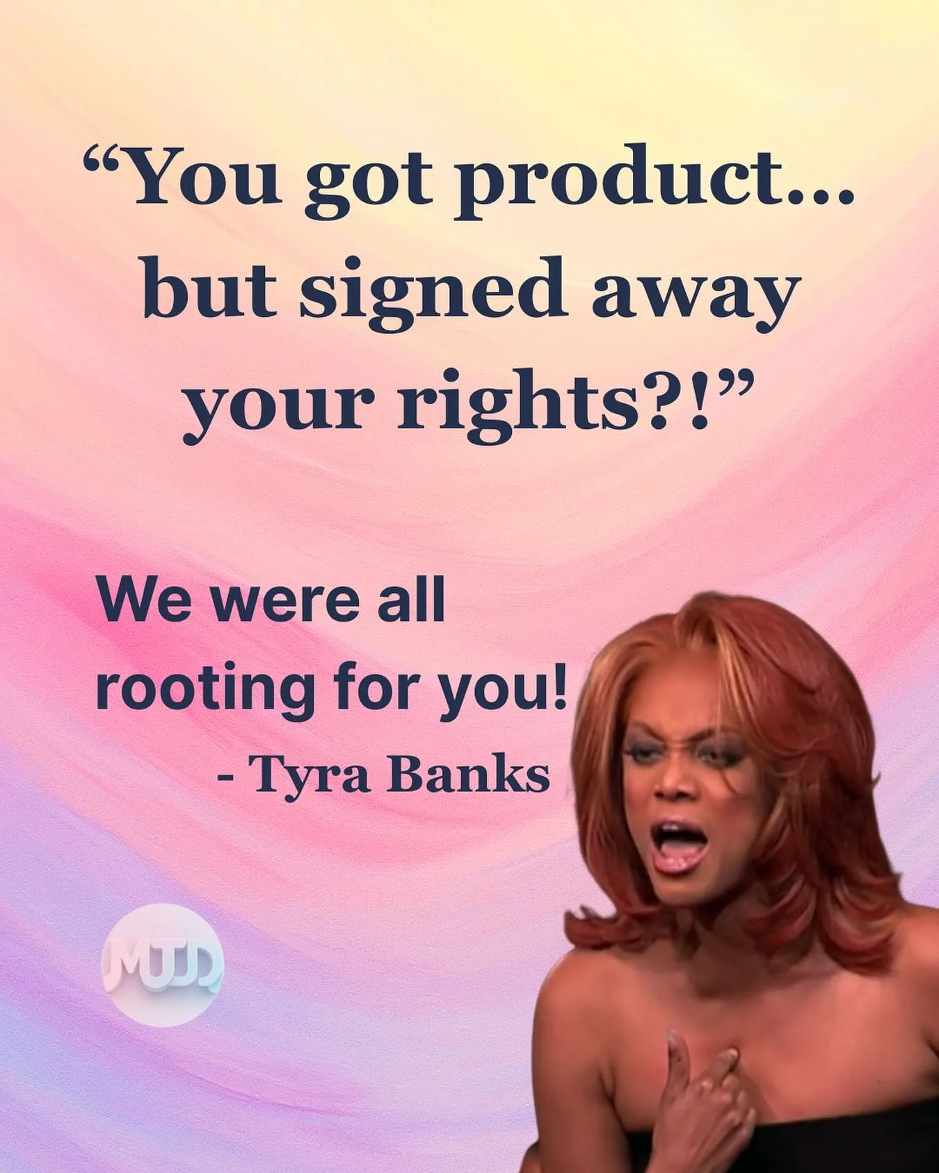 You got product&hellip; but signed away your rights?
We were all rooting for you!

Let&rsquo;s be real&hellip;product is not payment.

And if the contract says the brand owns your content, controls how you post, or gets to use your name and image for