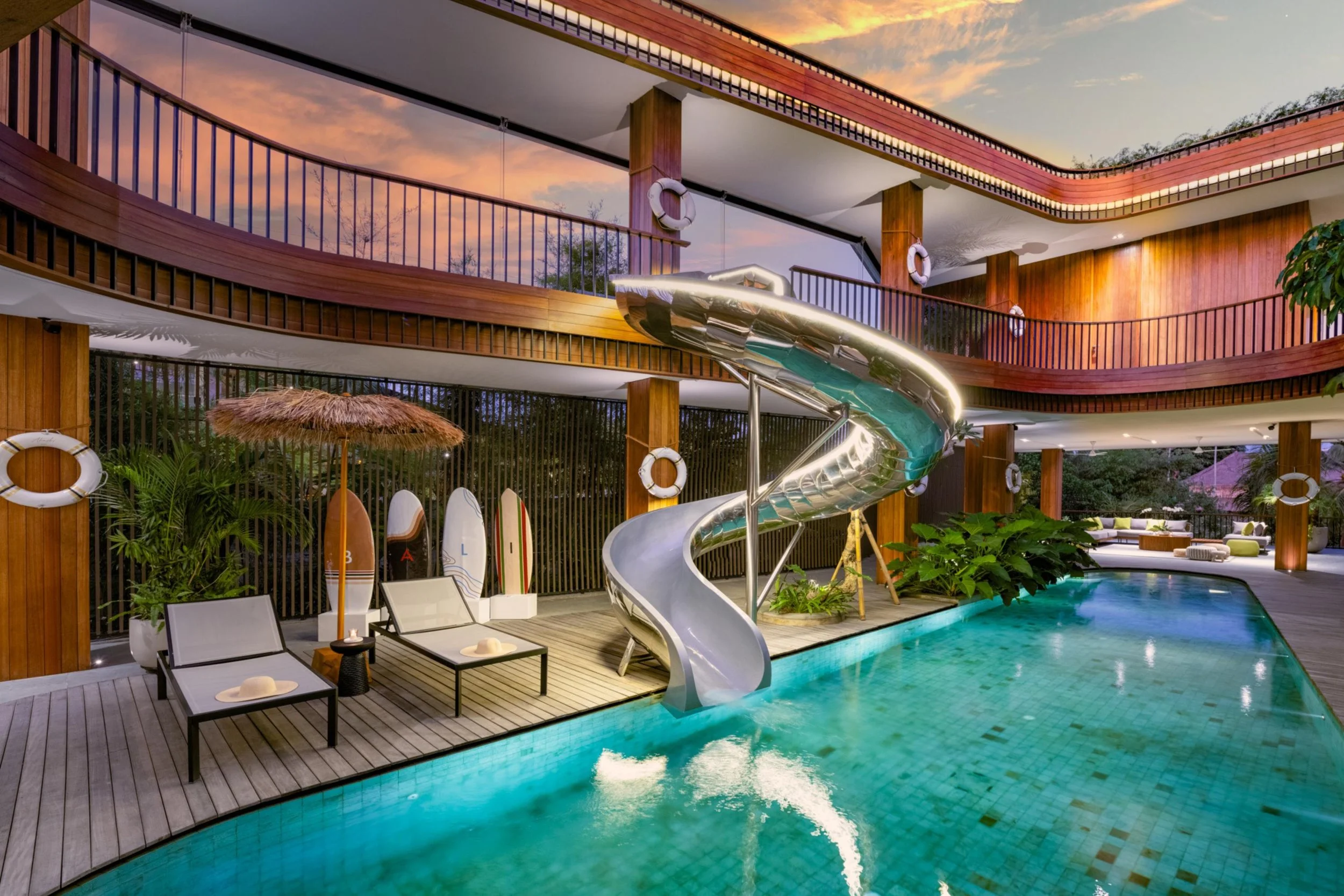 Akashi Residence Pool Slide - Akashi Residence - Bali